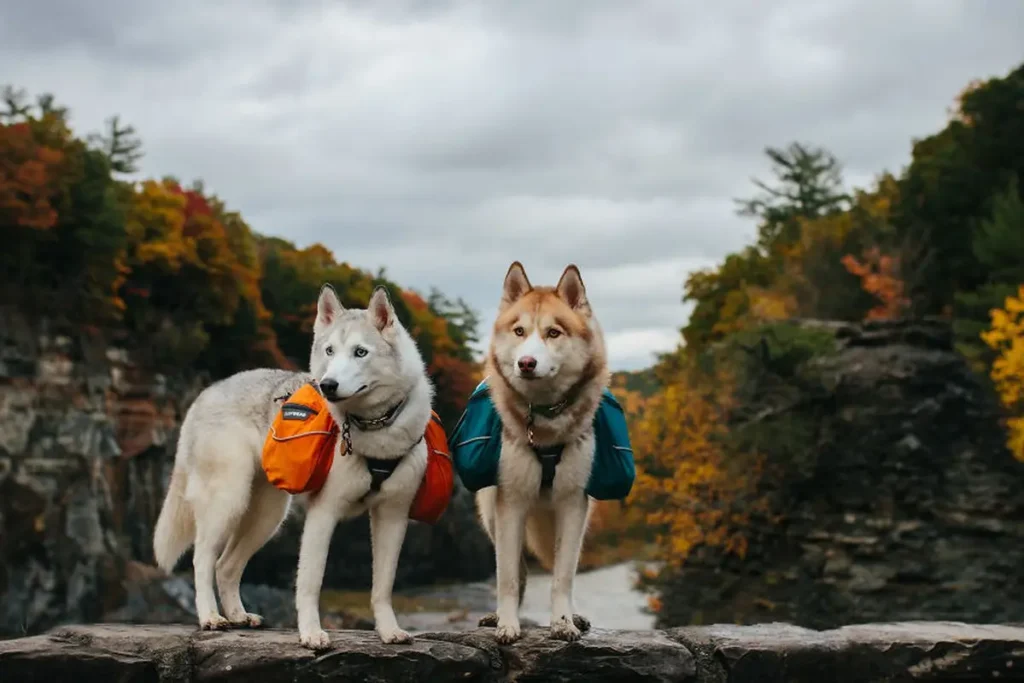 Beautiful Husky Dogs Help Their Owner Overcome Depression 13