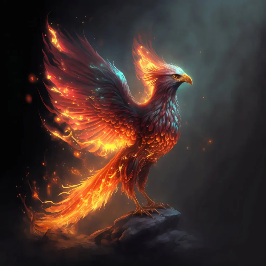 Bird Species That Only Exist In Legends - Fire Phoenix 1