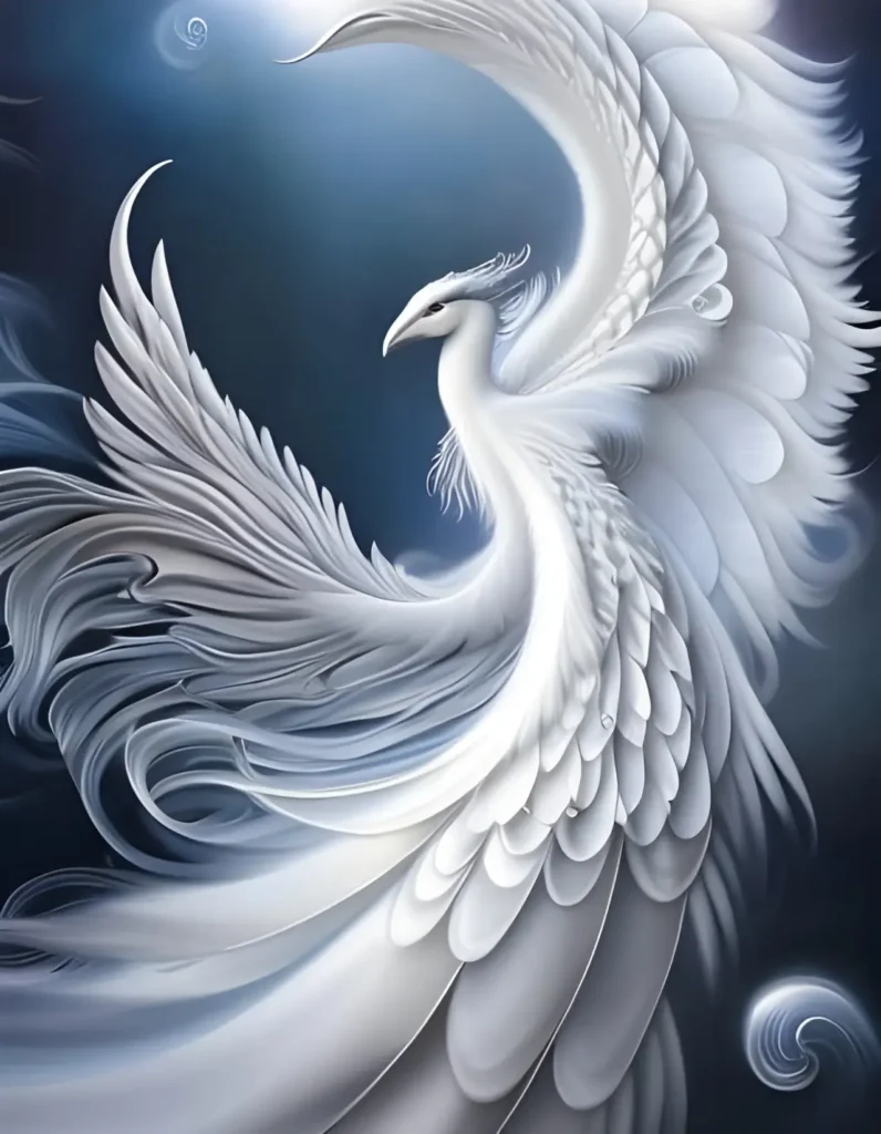 Bird Species That Only Exist In Legends - White Phoenix 2