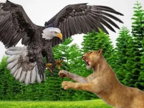 Is The Bald Eagle Powerful Enough To Defeat A Mountain Lions (1)