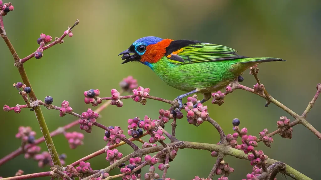 Red Necked Tanager12